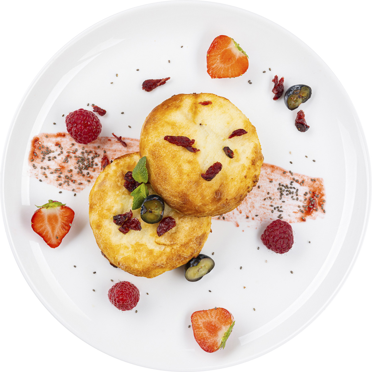 Сырники на кокосовой муке с домашним йогуртом, 3 шт.