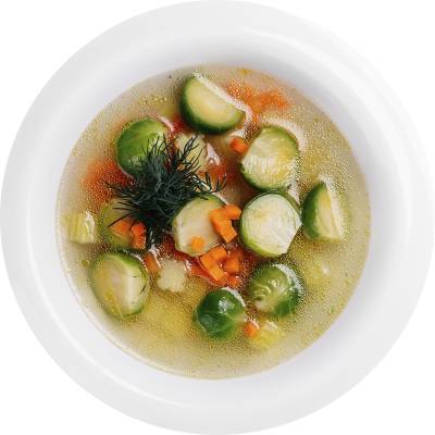 Щи из брюссельской капусты