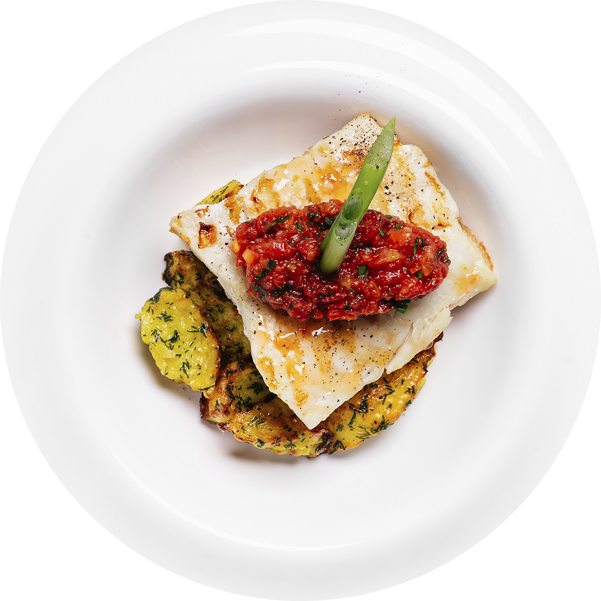 Филе трески с картофелем по- деревенски