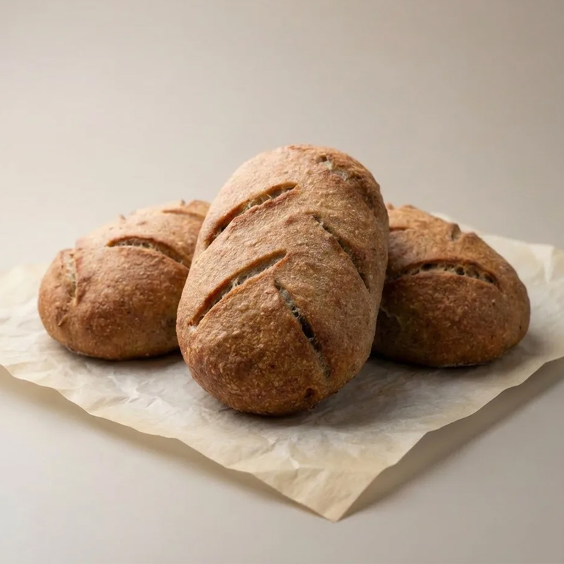 Хлеб из муки зеленой гречи